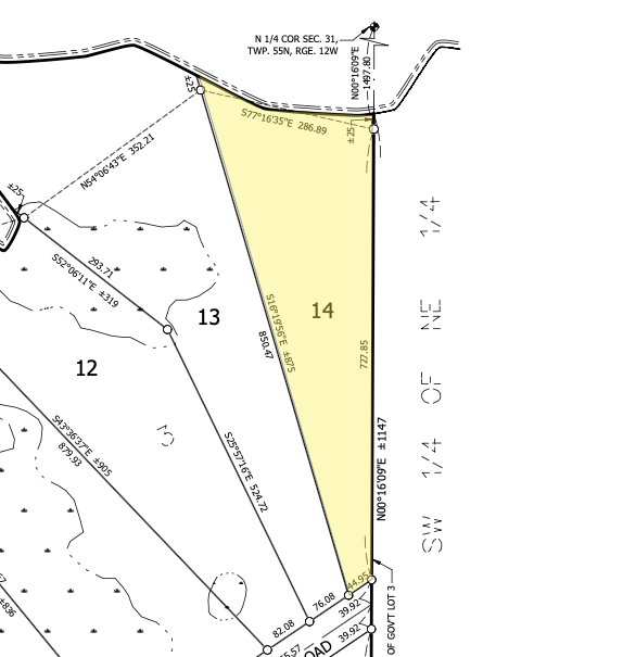 Lot 14 on the Ursa Major plat