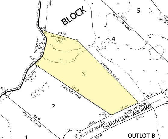 Lot 3 on the Ursa Major plat